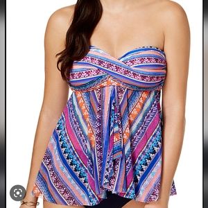 Profile by gottex sheer tankini